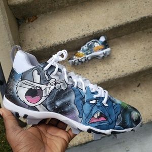 Custom football cleats